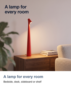 Cordless rechargeable table lamp: A lamp for every room
