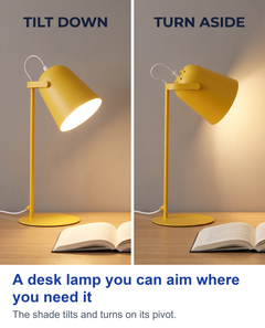 A desk lamp you can aim where you need it