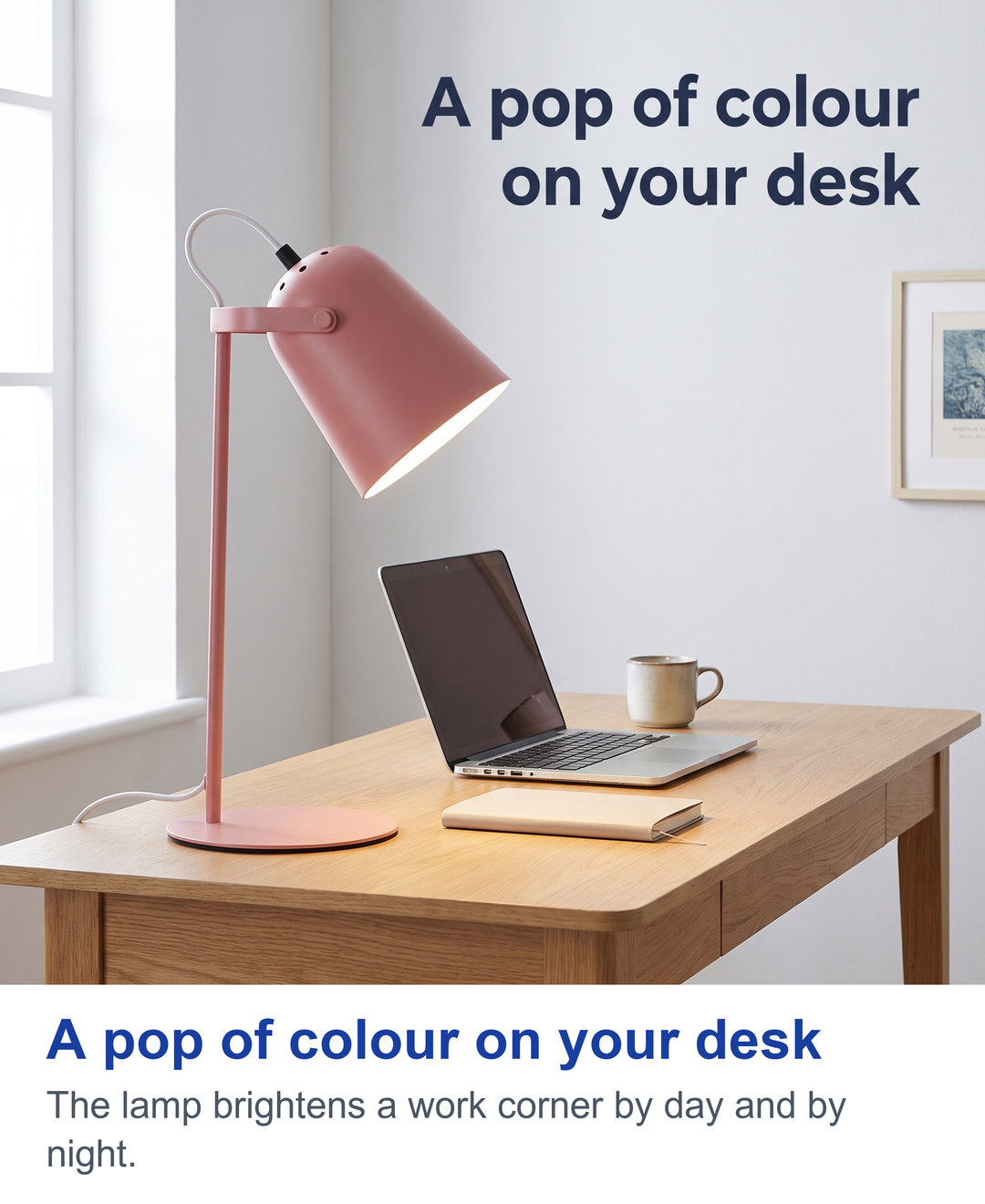 A pop of colour on your desk