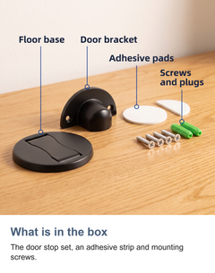 Magnetic door stop: What is in the box