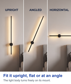 Fit it upright, flat or at an angle
