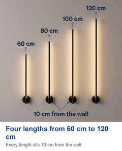 Four lengths from 60 cm to 120 cm