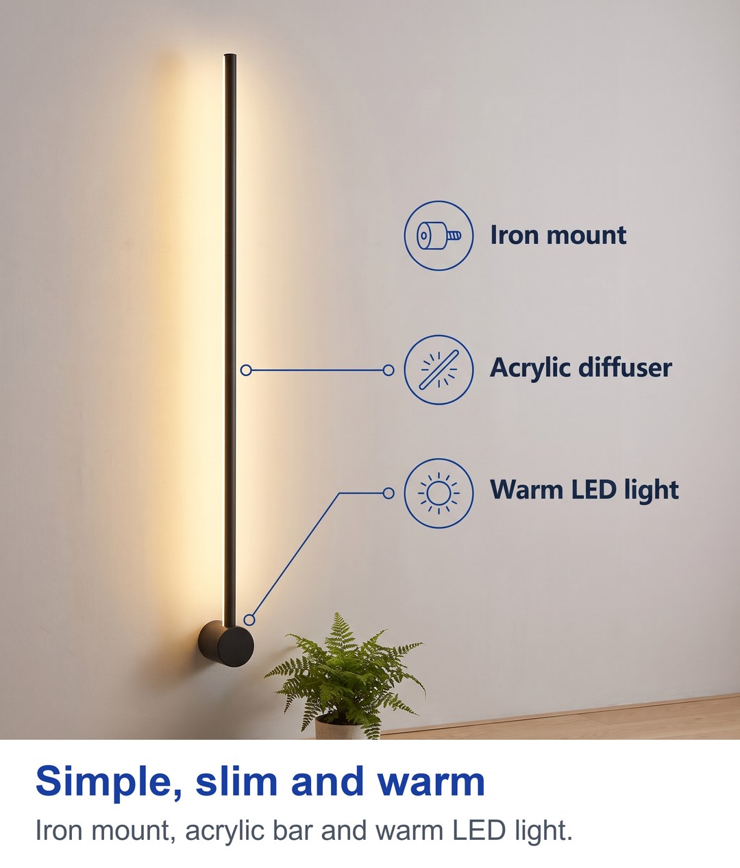 Simple, slim and warm