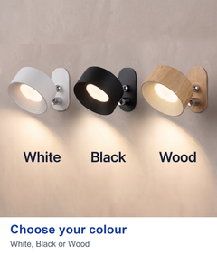 Choose your colour. White, Black or Wood