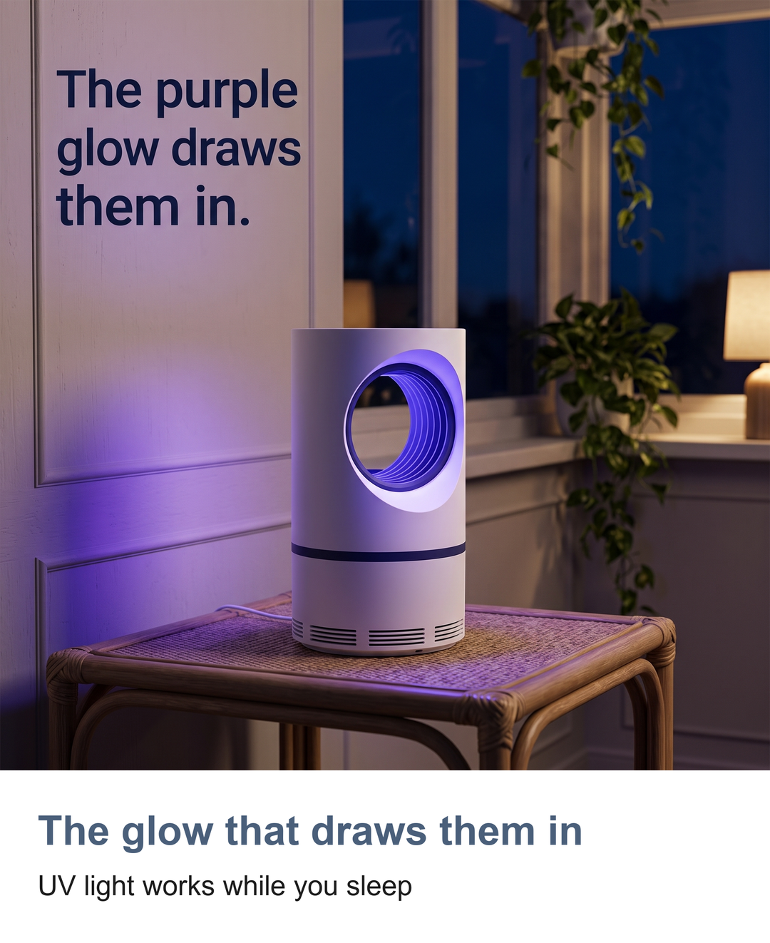 Mosquito and fly trap: The glow that draws them in