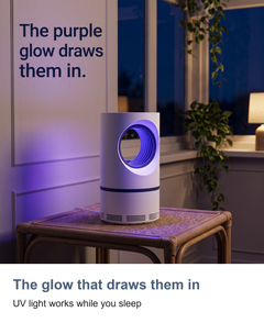 Mosquito and fly trap: The glow that draws them in