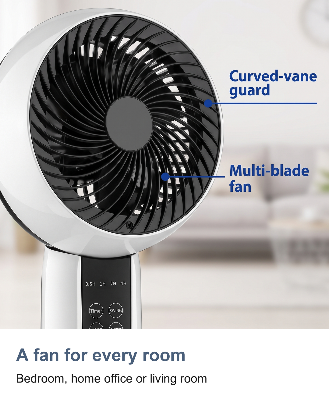 A fan for every room. Bedroom, home office or living room