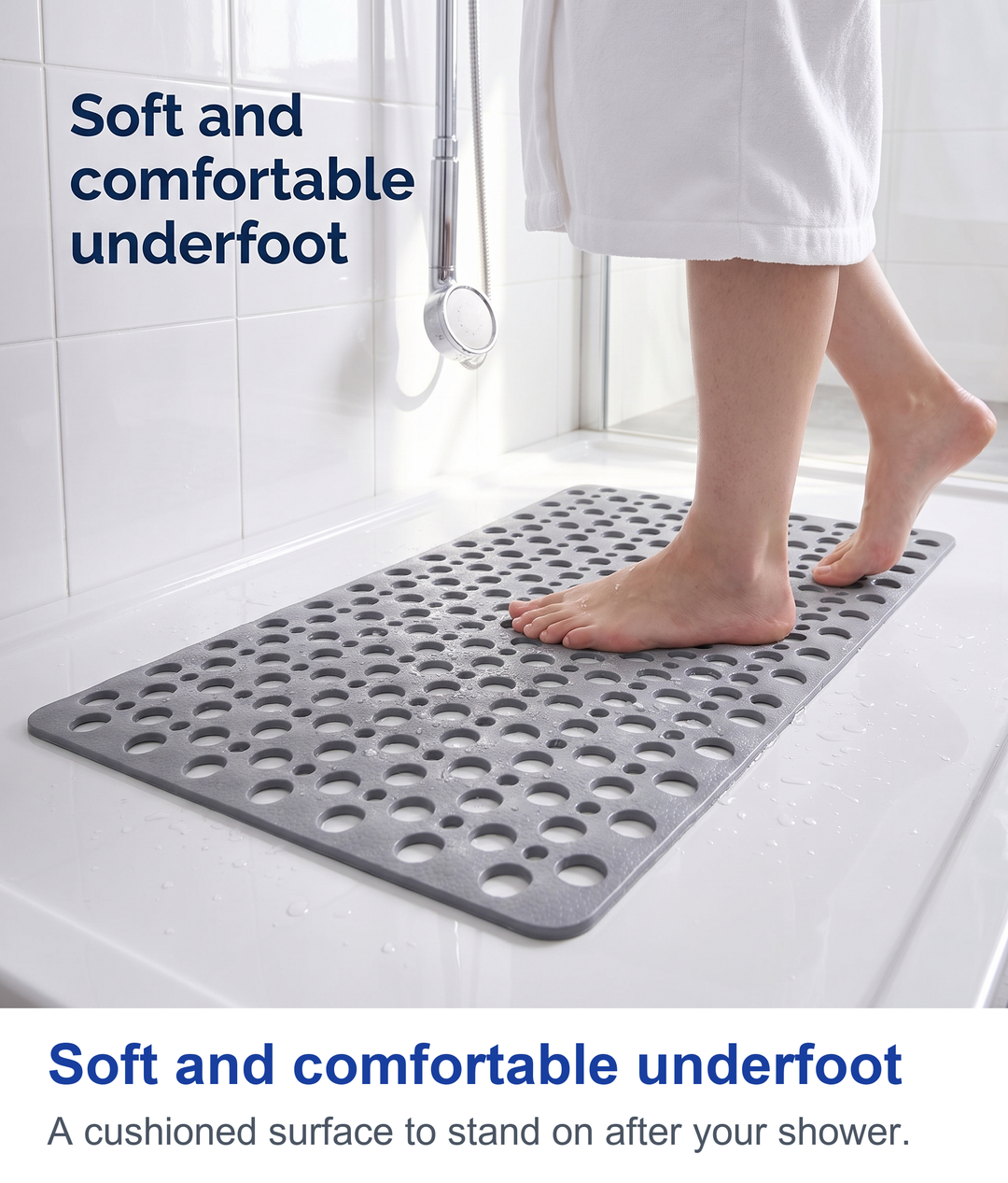 Soft and comfortable underfoot