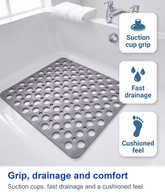 Grip, drainage and comfort
