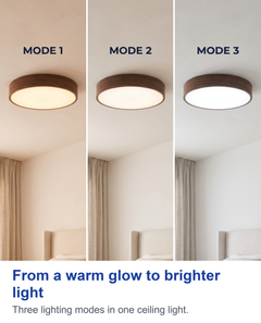 From a warm glow to brighter light