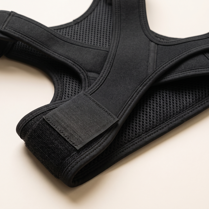 Breathable fabric and adjustable straps detail