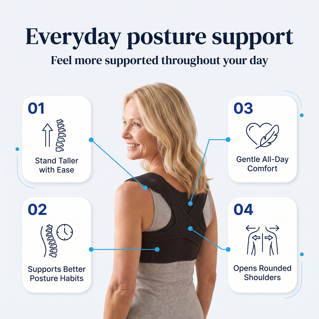 Everyday posture support benefits