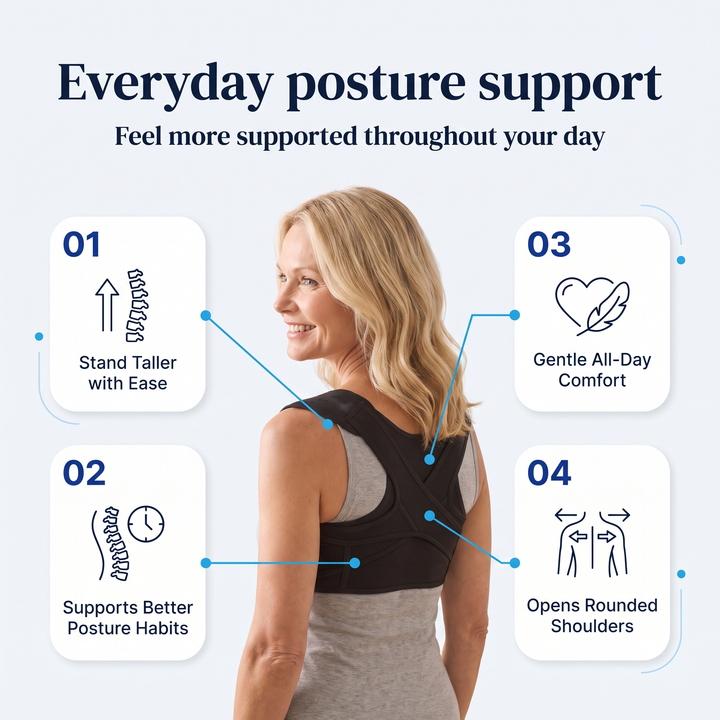 Everyday posture support benefits