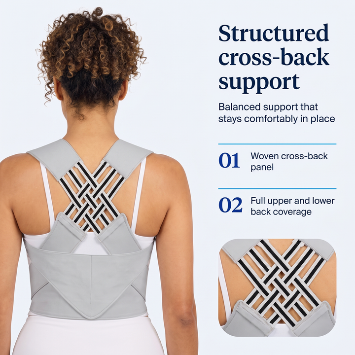 Structured cross-back support