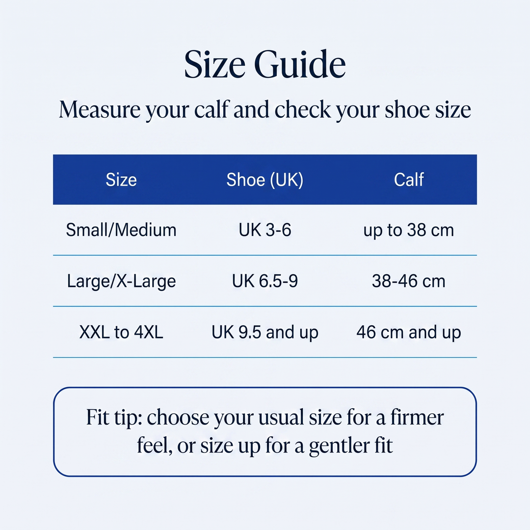 Choose your size with confidence