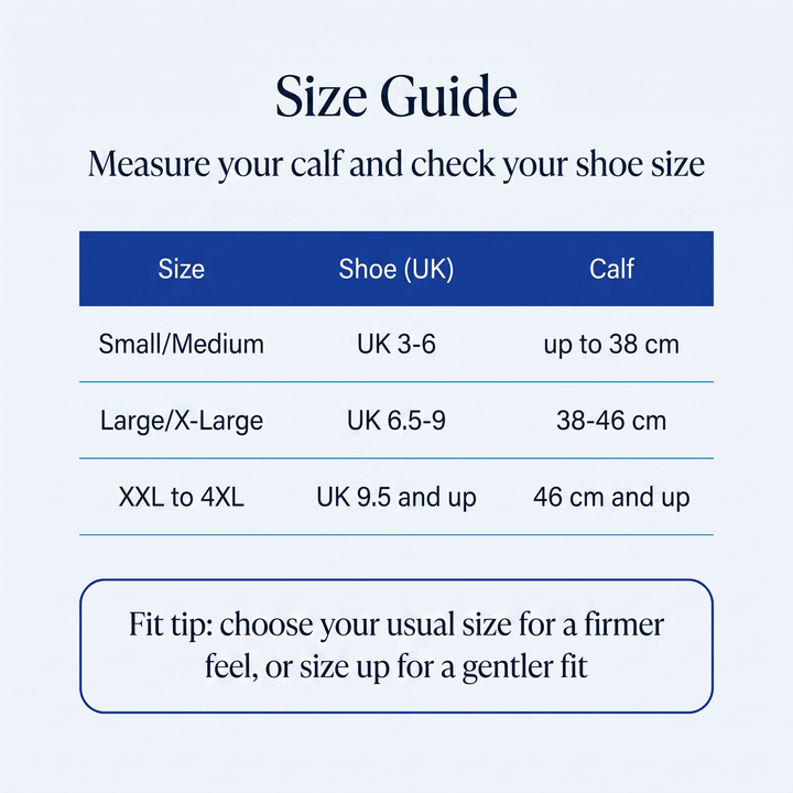 Choose your size with confidence