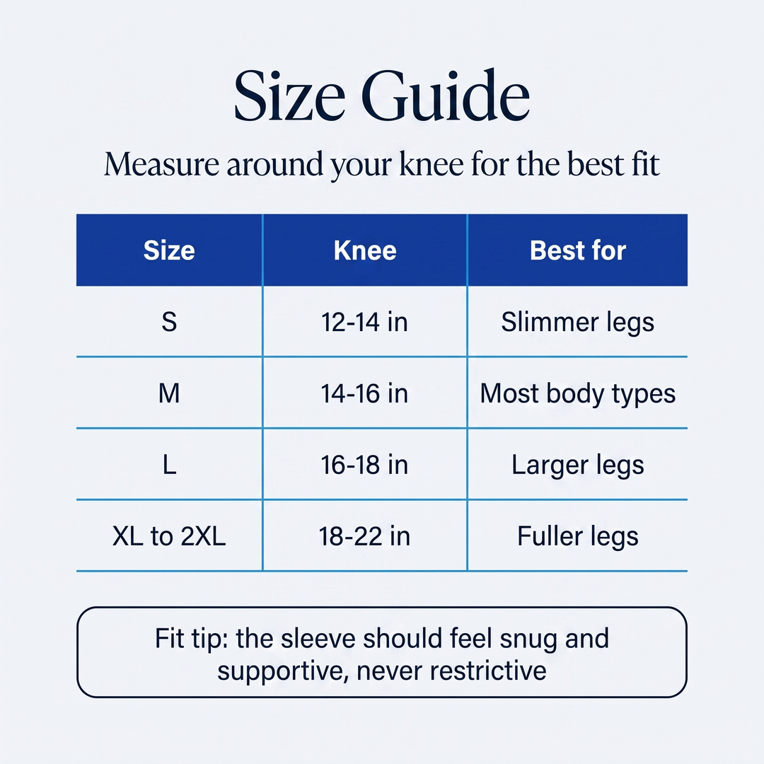 Choose your size with confidence