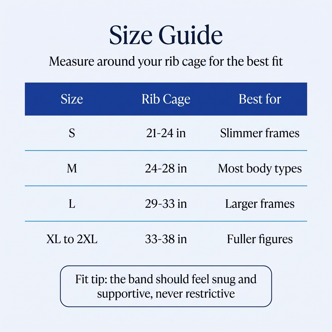 Choose your size with confidence