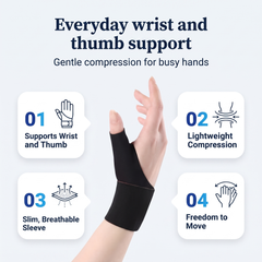 Gentle compression for busy hands