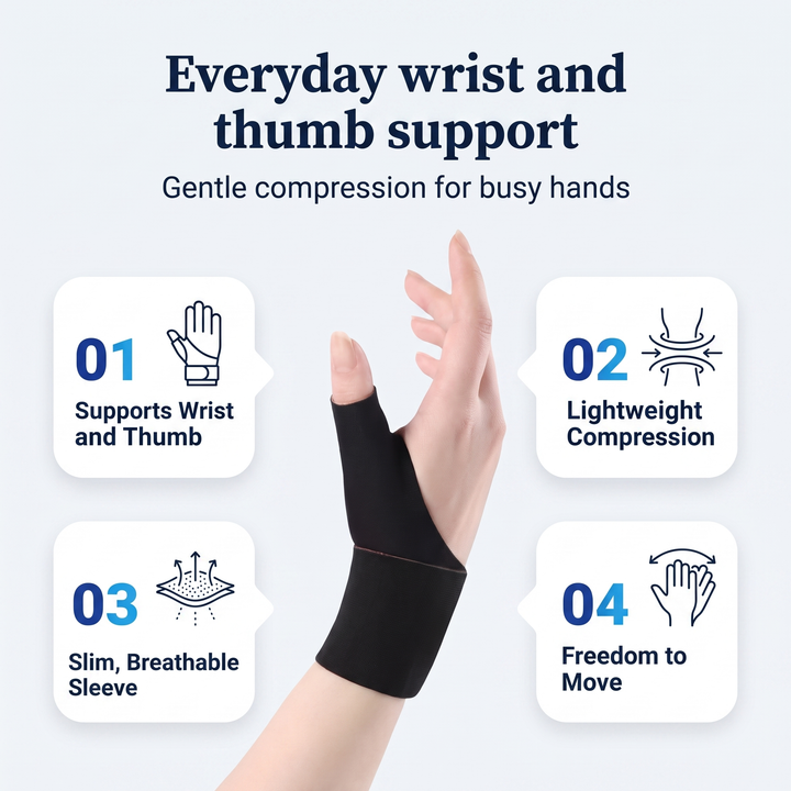 Gentle compression for busy hands