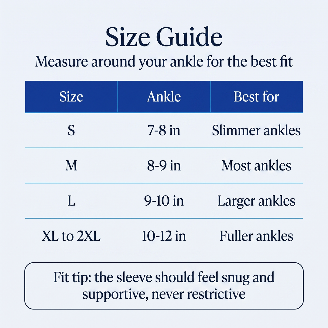 Choose your size with confidence