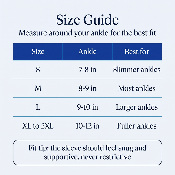 Choose your size with confidence