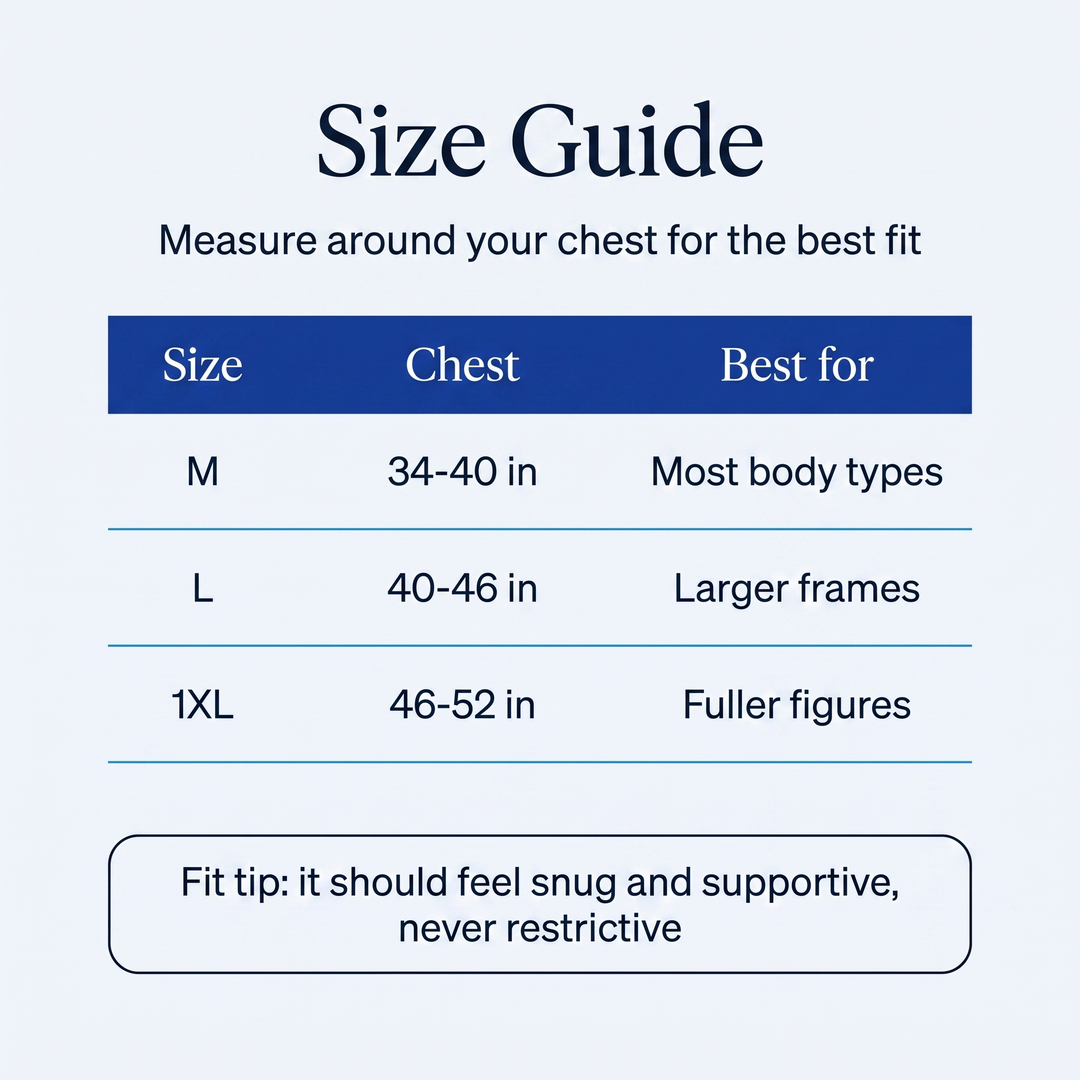 Choose your size with confidence