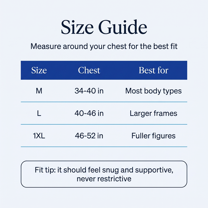 Choose your size with confidence