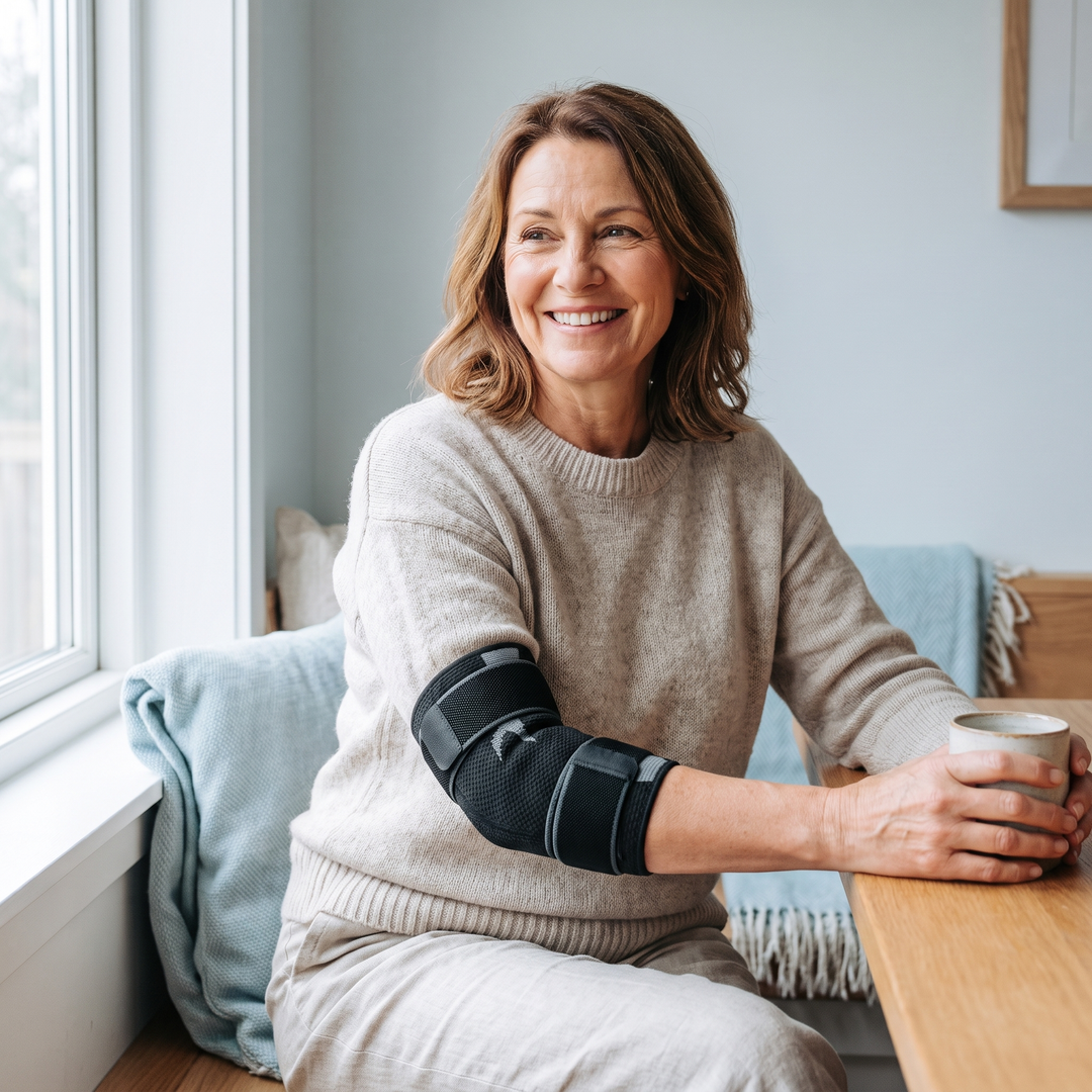 Elbow support that fits into your day