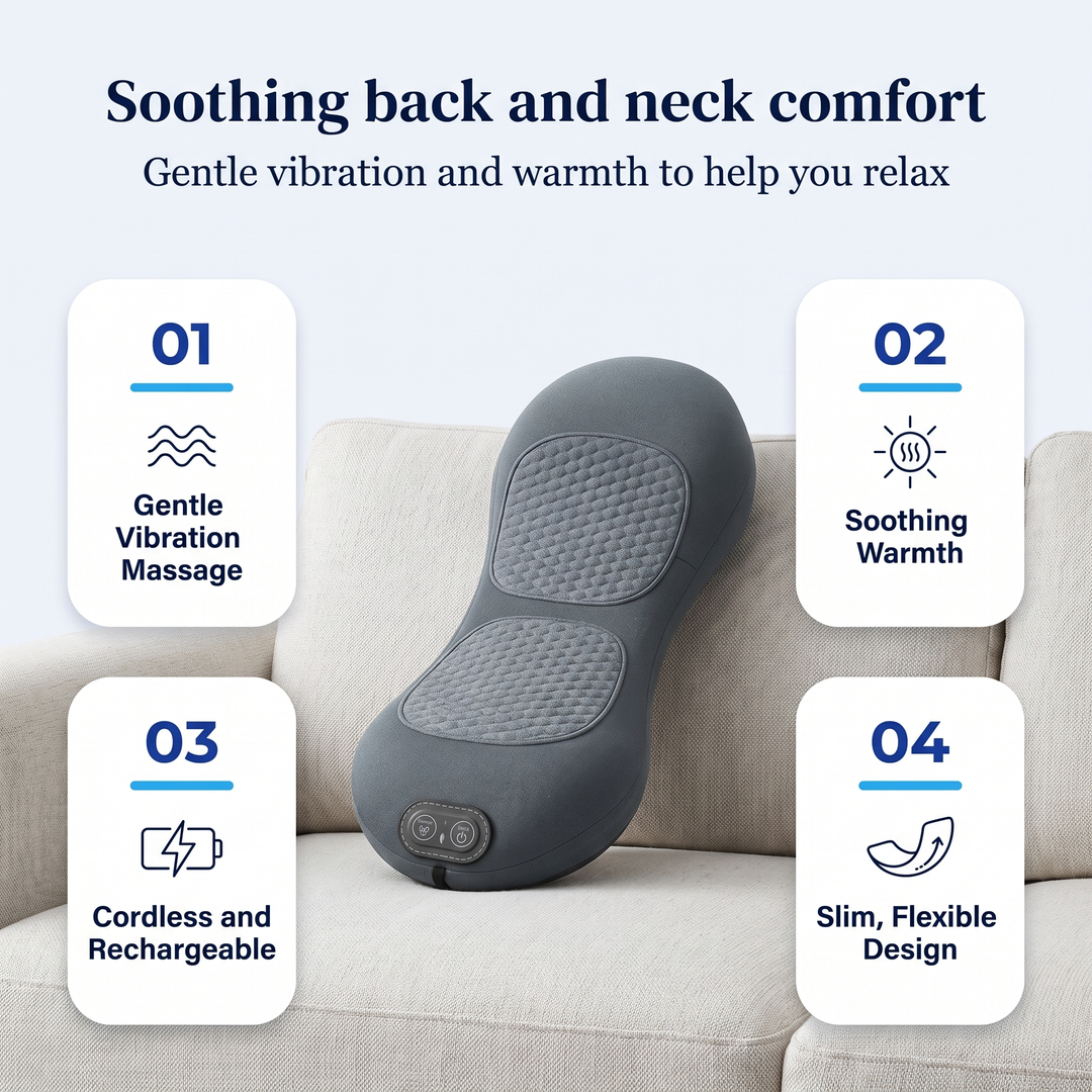 Gentle vibration and warmth