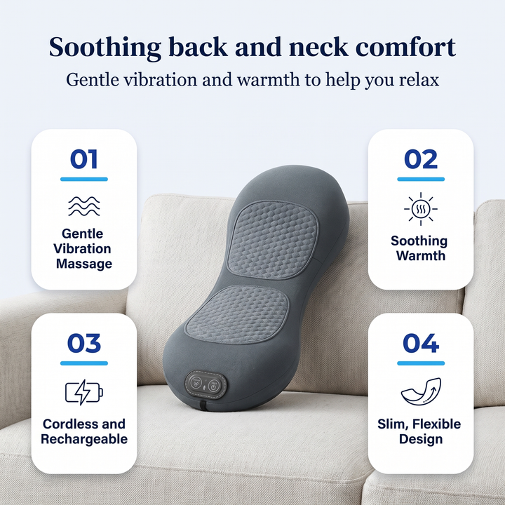 Gentle vibration and warmth