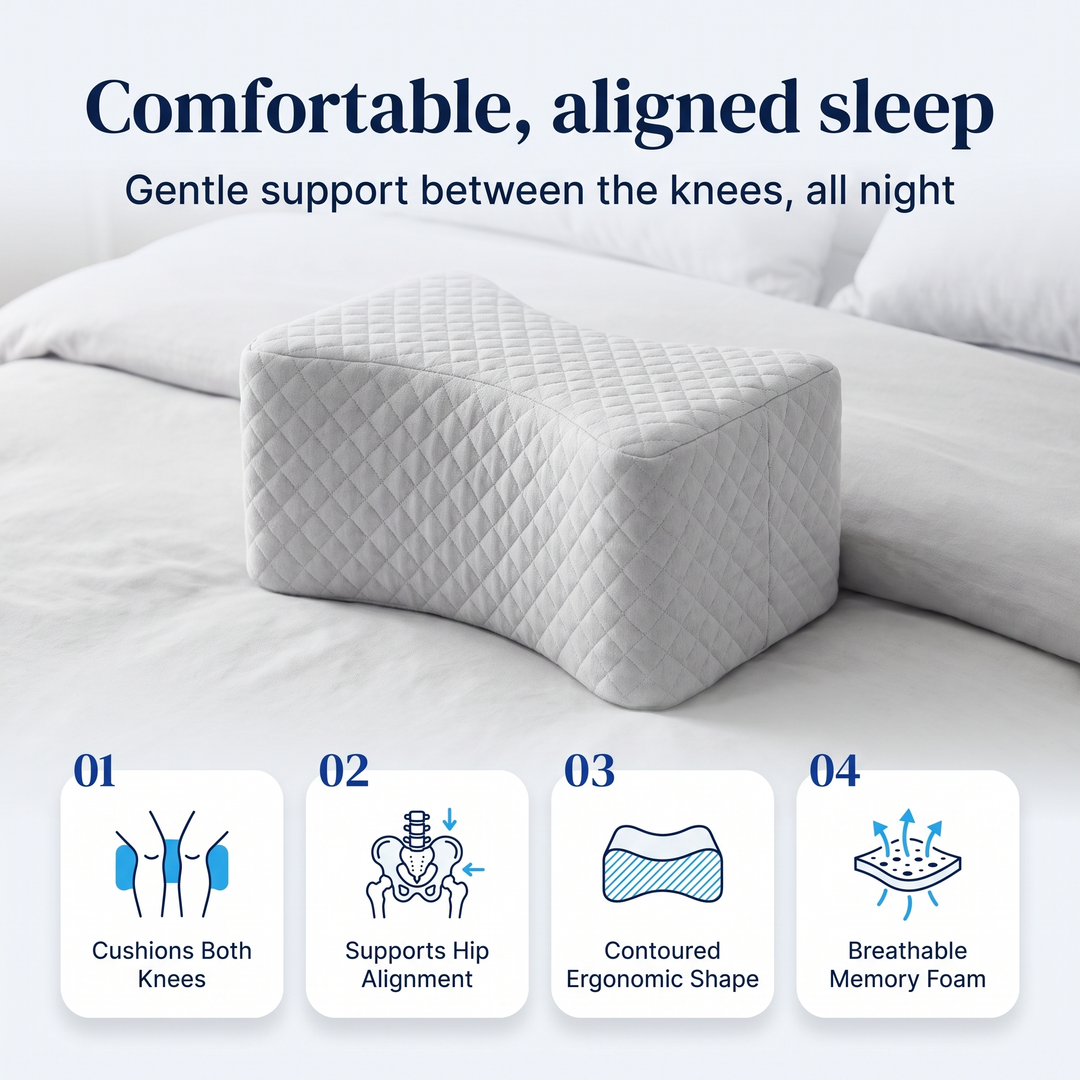 Gentle support between the knees