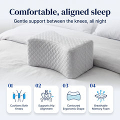 Gentle support between the knees