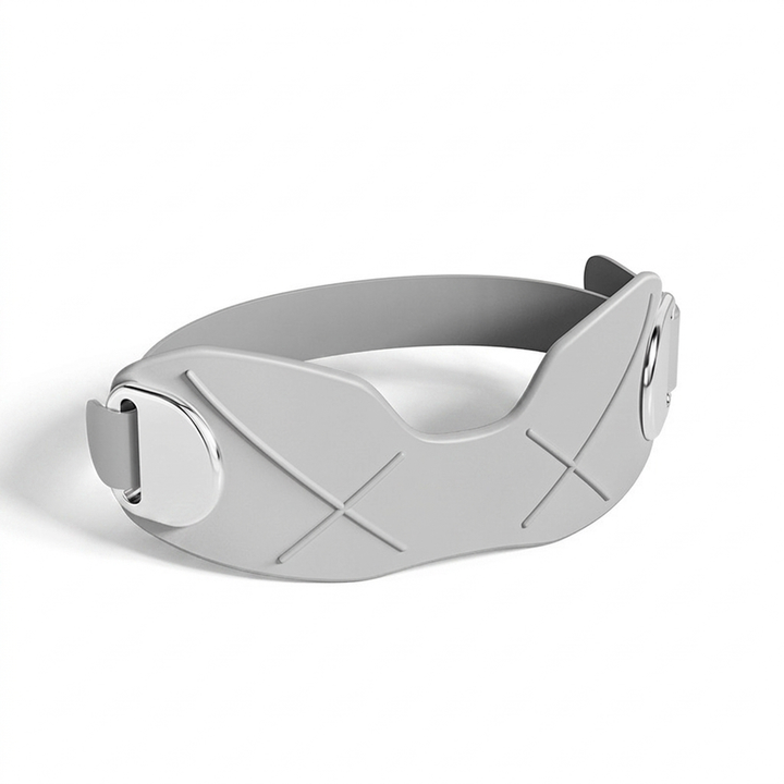 Grey silicone patella band product photo