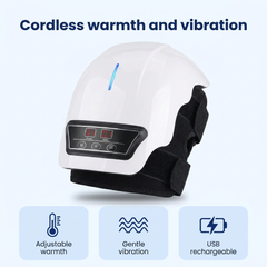 knee massager warmth and vibration features