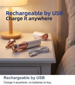 Lady trimmer charging by USB cable