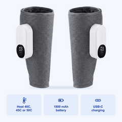 Cordless Leg Massager with Air Compression and Heat