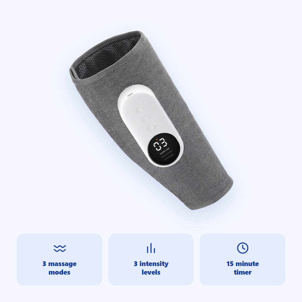 Cordless Leg Massager with Air Compression and Heat