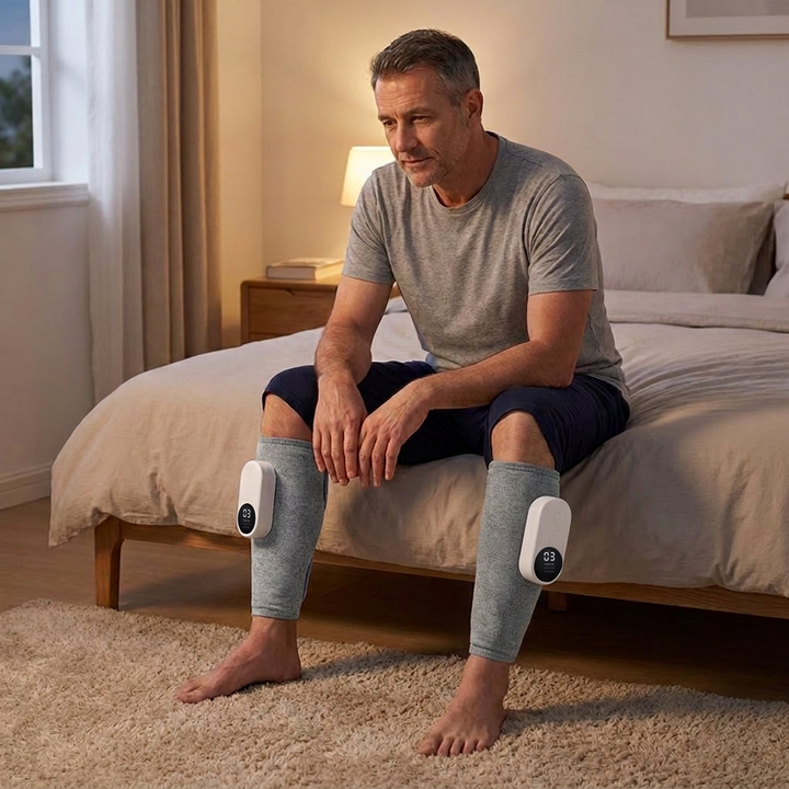 Cordless Leg Massager with Air Compression and Heat