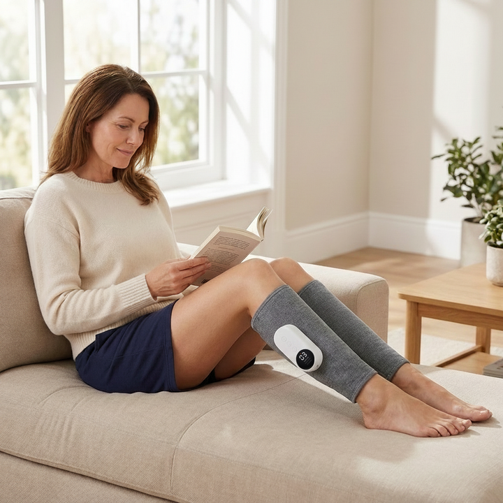 Cordless Leg Massager with Air Compression and Heat