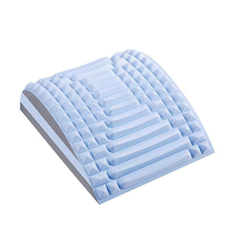 Back & Neck Stretcher with Lumbar Support, blue colour