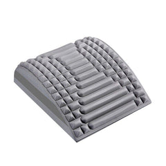 Back & Neck Stretcher with Lumbar Support, grey colour