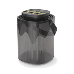 Humidifier with a smoked three litre tank and a black vented lid