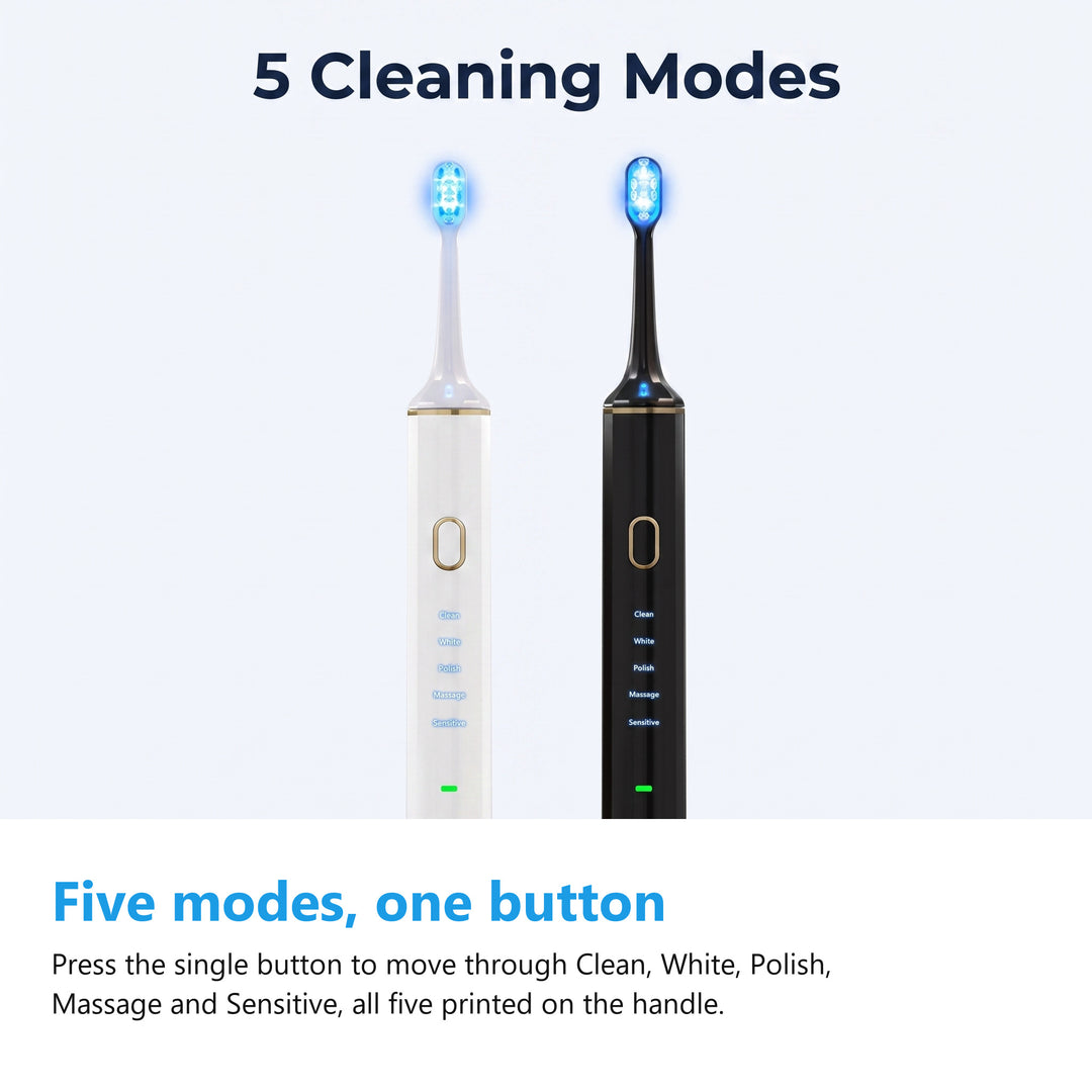 Five cleaning modes