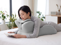 Memory Foam Reading Wedge Pillow with Detachable Headrest