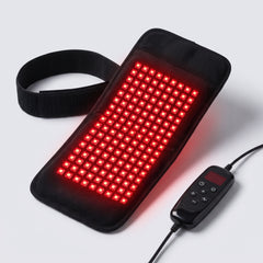 Red light belt, 120 LED wearable wrap with controller, black