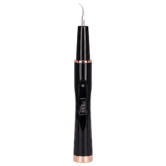 Ultrasonic tooth cleaner and plaque remover in black