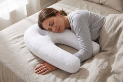 U Shaped Side Sleeping Pillow with Arm Rest Gap