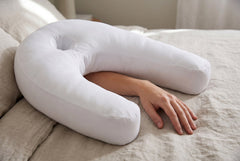 U Shaped Side Sleeping Pillow with Arm Rest Gap