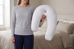 U Shaped Side Sleeping Pillow with Arm Rest Gap
